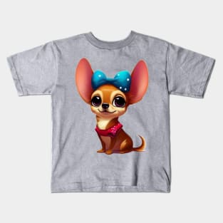 Cheerful Chihuahua Kids T-Shirt